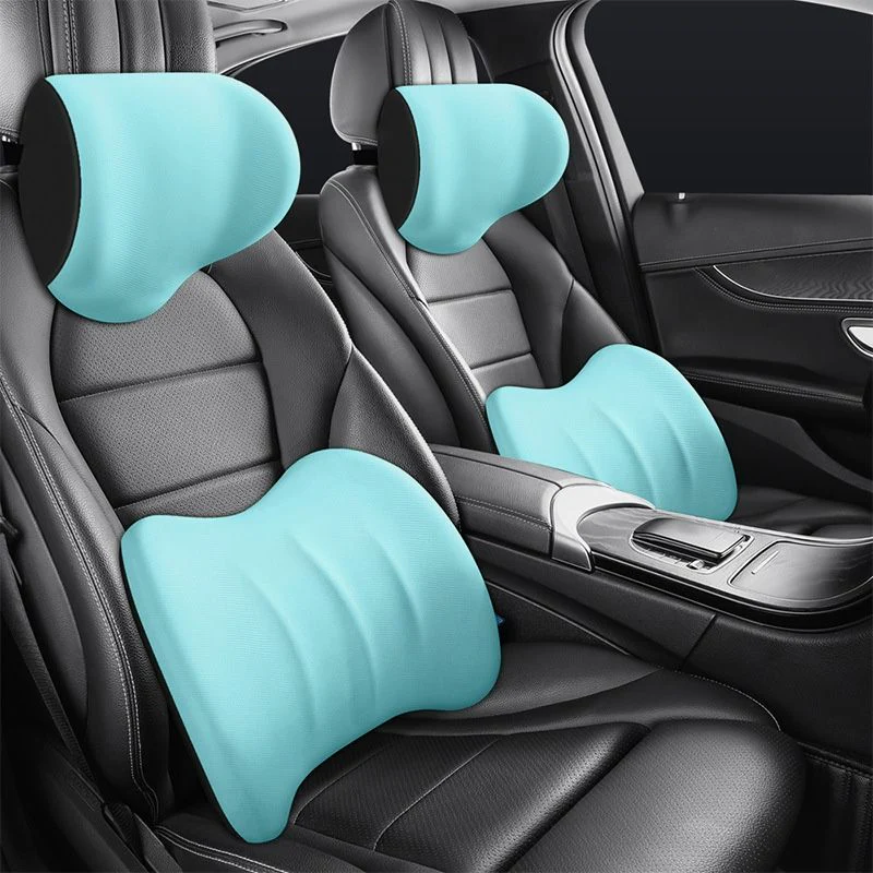Ergonomic Car Seat Headrest & Lumbar Cushion - Image 3