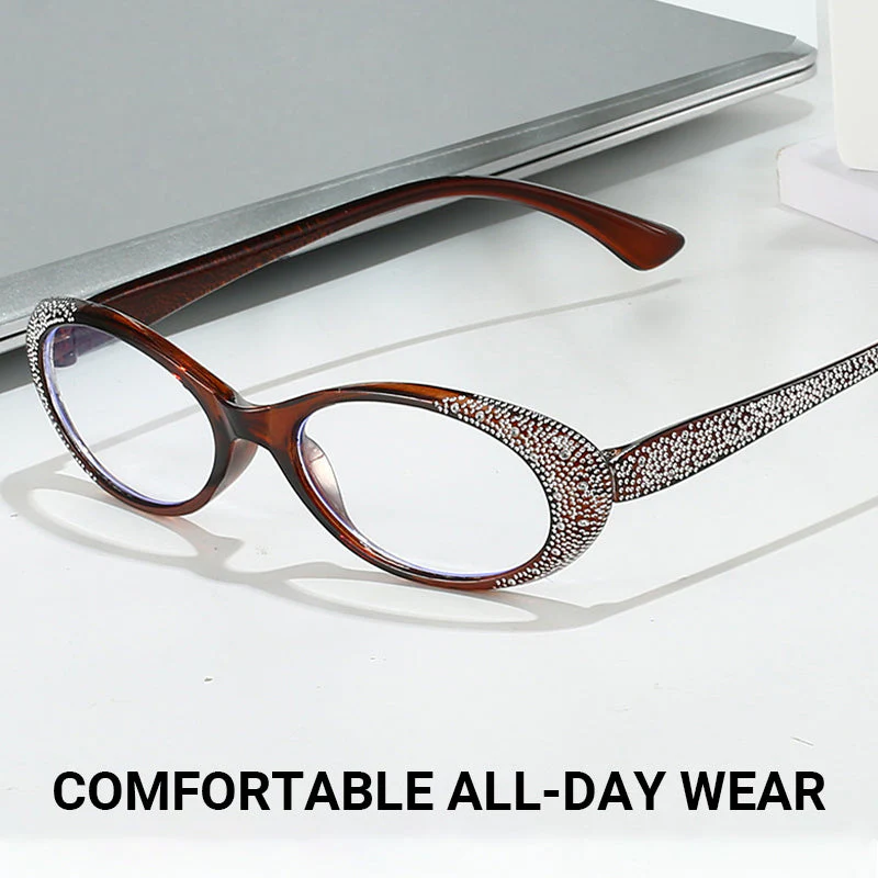 Cat Eye Reading Glasses with Blue Light Blocking - Image 4