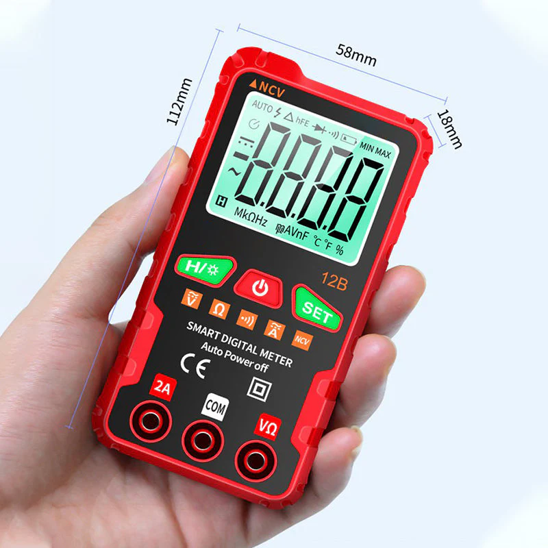 Digital Multimeter Electrical Tester for Current /Voltage/Frequency - Image 8