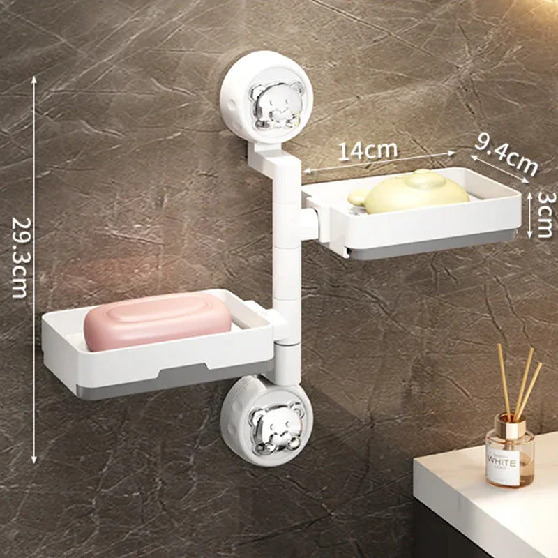 Detachable Suction Cup Soap Holder Dish