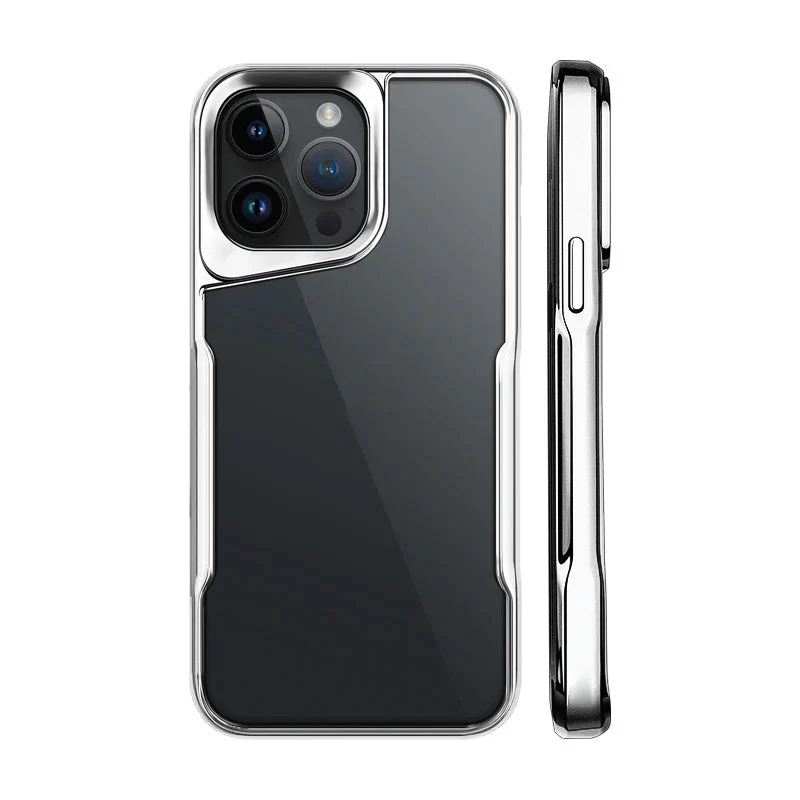 Luxury Acrylic Transparent Electroplated Soft Frame Case - Image 13