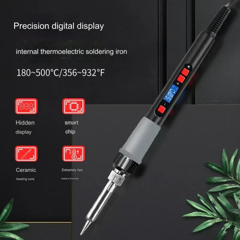 Digital Display Adjustable Temperature Soldering Iron Set - Image 3
