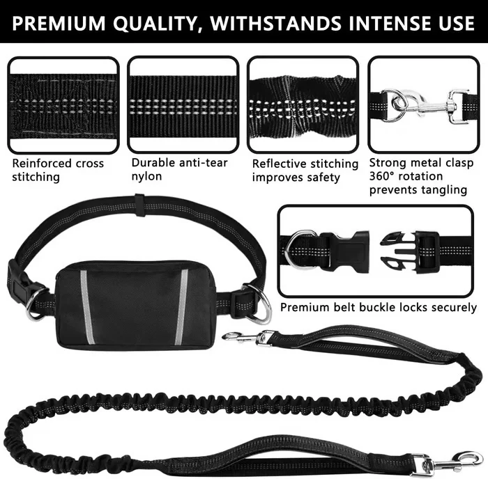 š„Mother's Day Sale 49% OFF-Hands Free Dog Leash with Zipper Pouch - Image 3