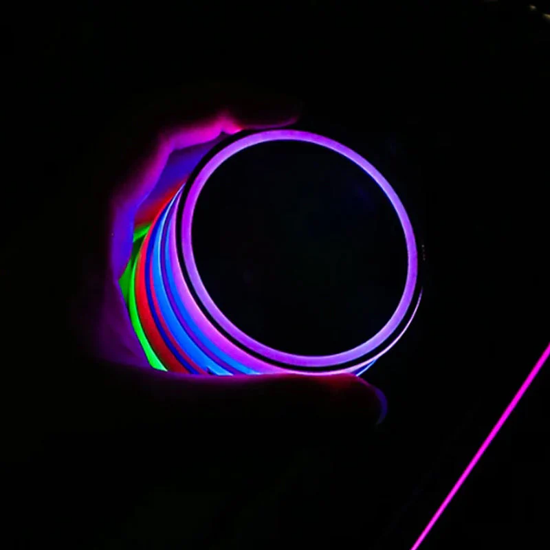 Car LED Atmosphere Light Cup Holder Pad - Image 5