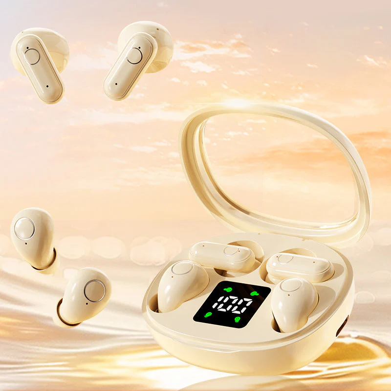 Dual-Pair Wireless Bluetooth Headset with LED Charging Case - Image 10