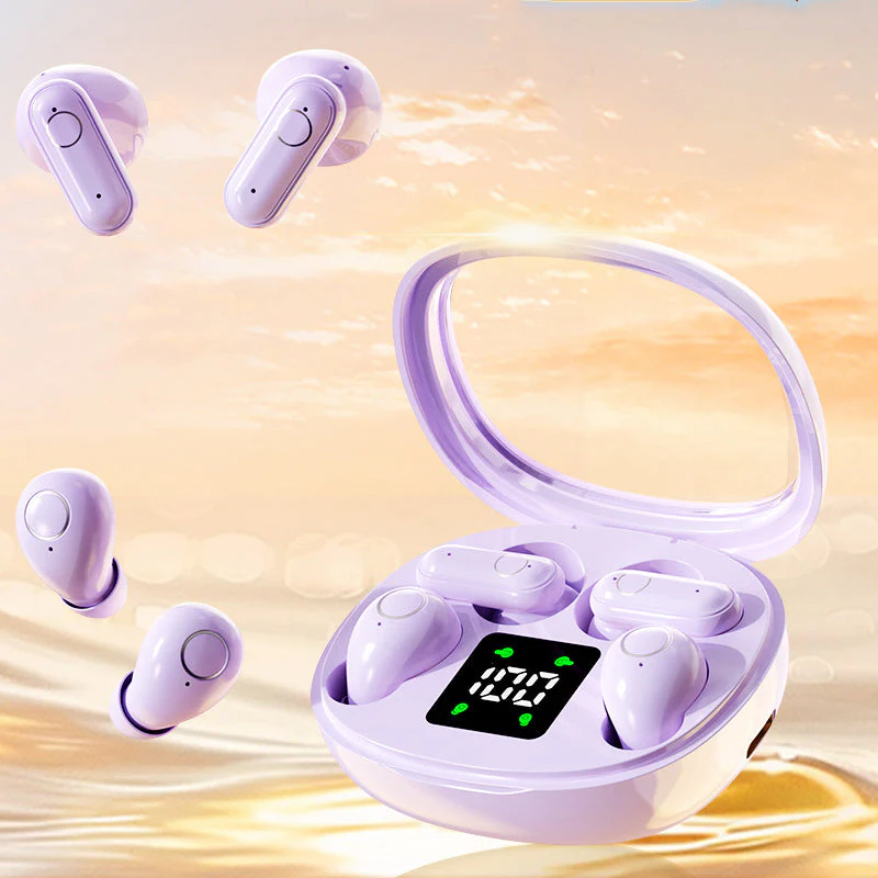 Dual-Pair Wireless Bluetooth Headset with LED Charging Case - Image 12