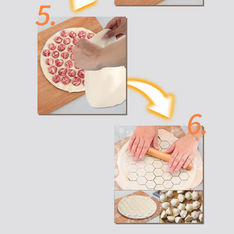 Durable 37-Hole Aluminum Dumpling Mold - Image 7