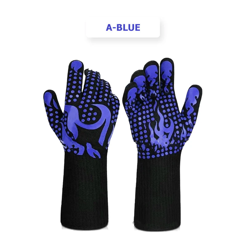 Durable Non-Slip Heat-Resistant BBQ Gloves - Image 11