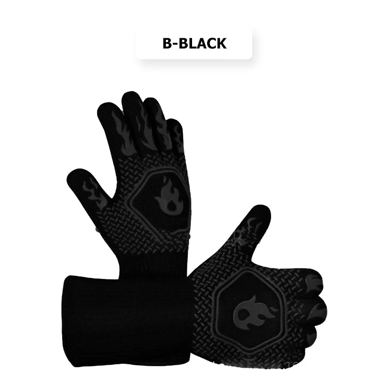 Durable Non-Slip Heat-Resistant BBQ Gloves - Image 13