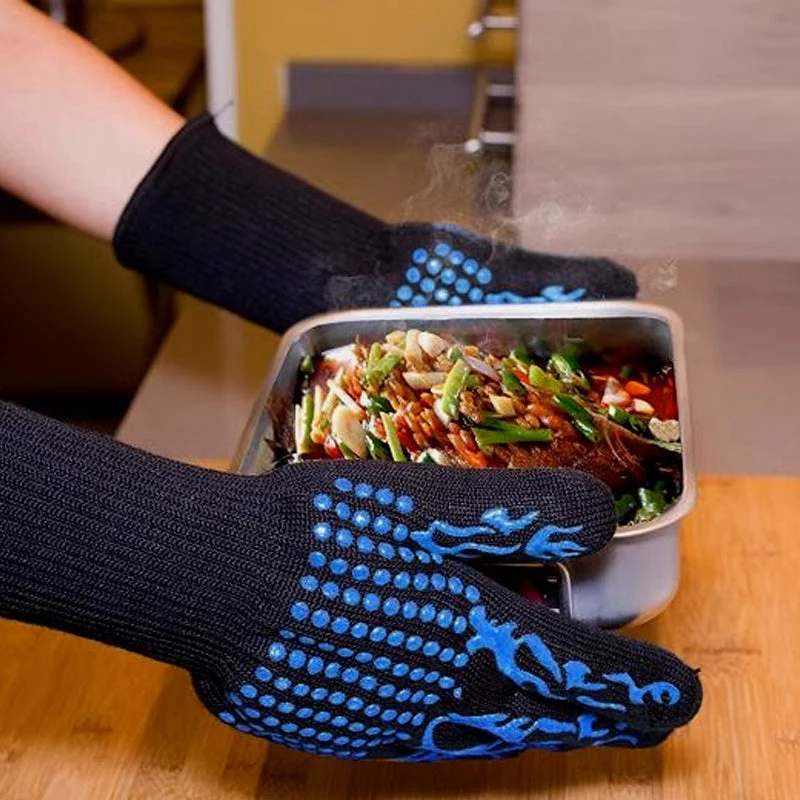 Durable Non-Slip Heat-Resistant BBQ Gloves - Image 2