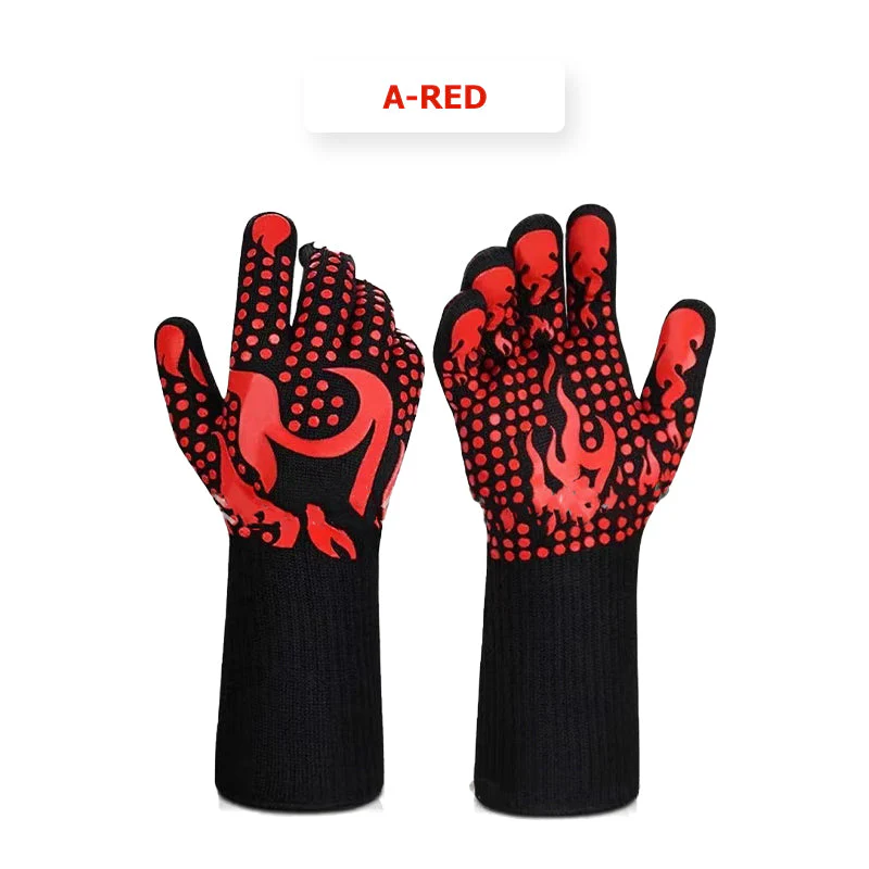 Durable Non-Slip Heat-Resistant BBQ Gloves - Image 9