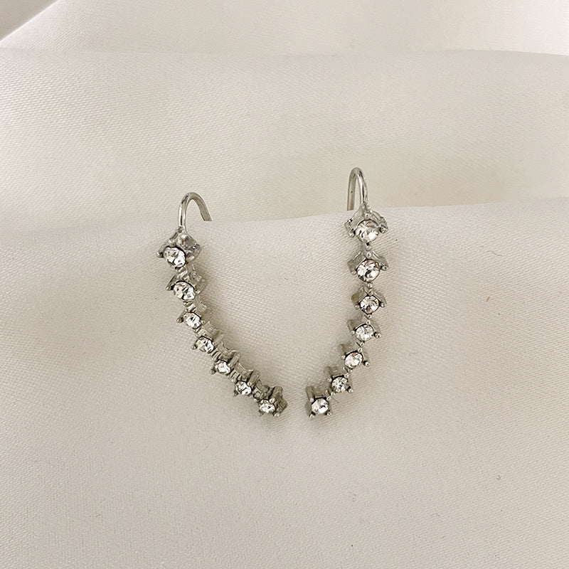 Ear Stud with Seven Stars and Diamonds - Image 14