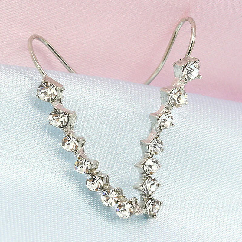 Ear Stud with Seven Stars and Diamonds - Image 3