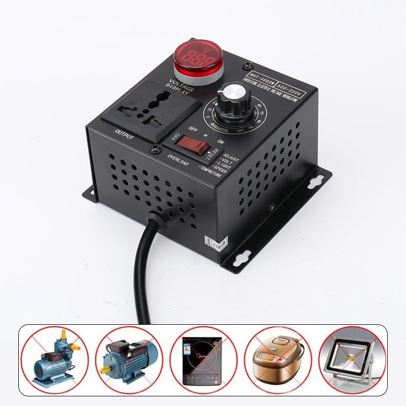 Electronic Voltage Regulator for Speed Temperature Light Regulation - Image 4