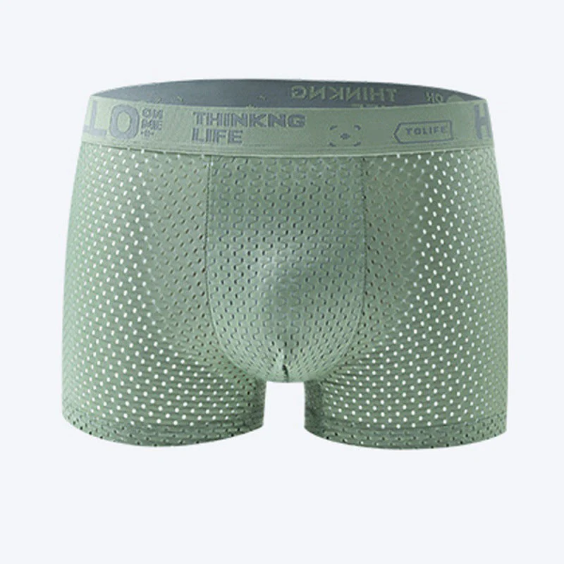 Men's Ice Silk Breathable Boxer Briefs - Image 11