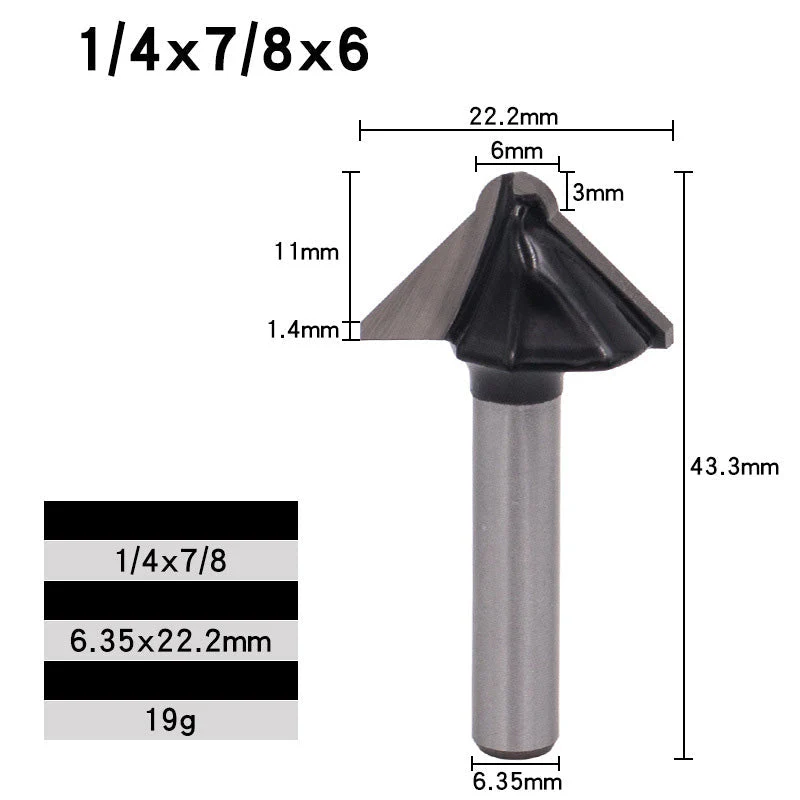 V-Groove Router Bit for Edging Machine - Image 8
