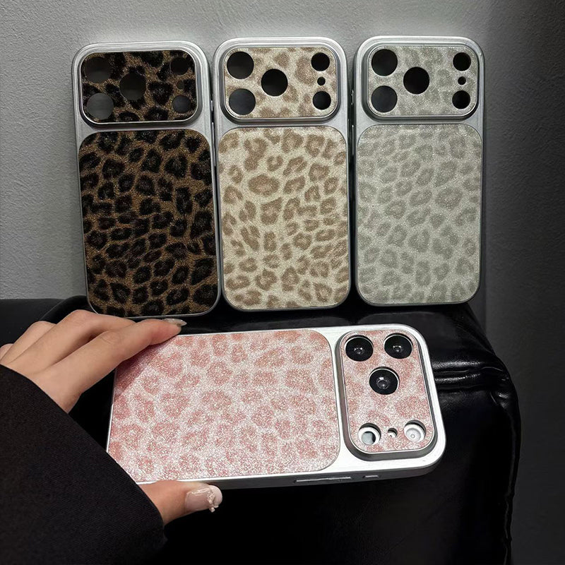 Frosted Leopard Print Shockproof Phone Case - Image 4