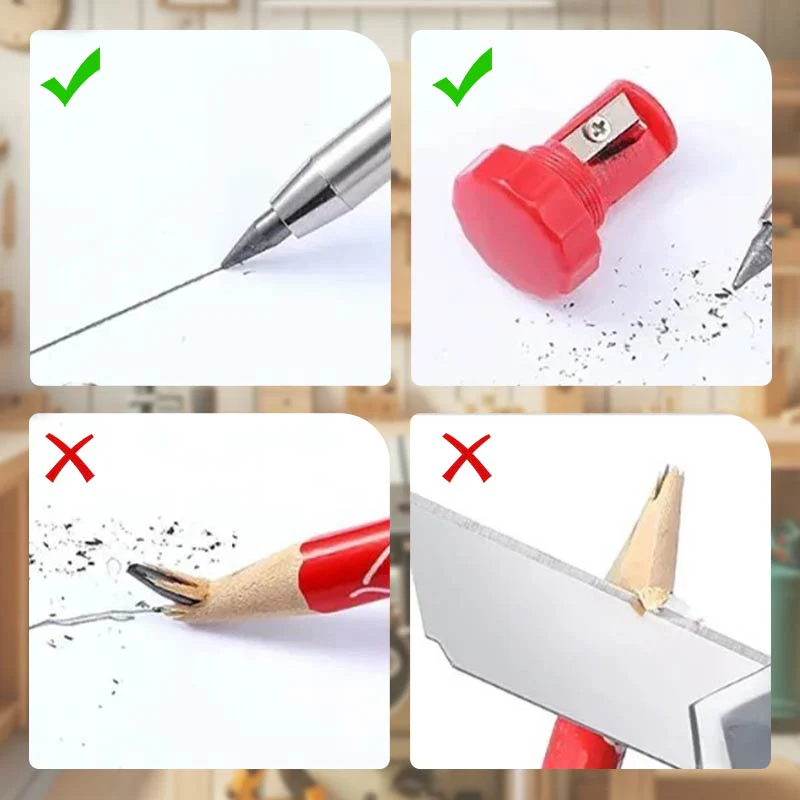 Multifunctional Quick-Drying Carpenter Pencil with Sharpener - Image 5