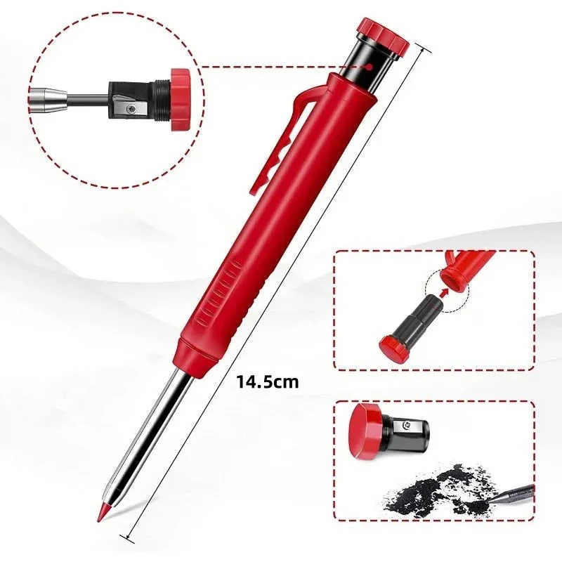 Multifunctional Quick-Drying Carpenter Pencil with Sharpener - Image 6