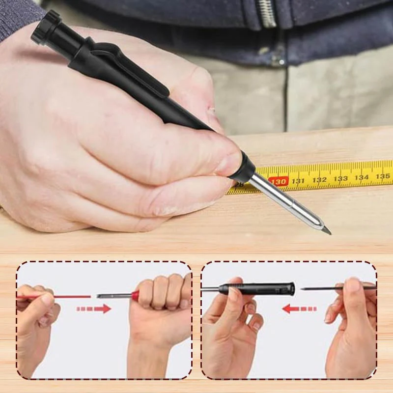 Multifunctional Quick-Drying Carpenter Pencil with Sharpener - Image 7