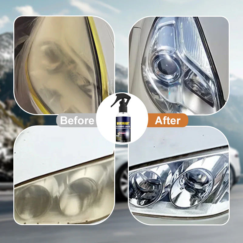 💡 Car Headlight Cleaning & Restoration Agent – Scratch Remover, UV Protection & Anti-Yellowing 🚗 - Image 4