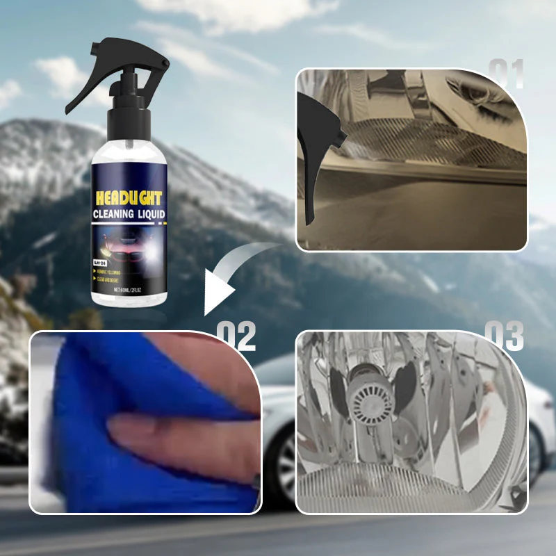 💡 Car Headlight Cleaning & Restoration Agent – Scratch Remover, UV Protection & Anti-Yellowing 🚗 - Image 6