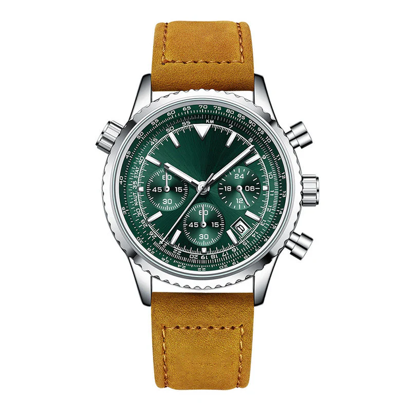 🔥(Best seller) Men's Multifunction Chronograph Waterproof Date Analog Quartz Watch - Image 12