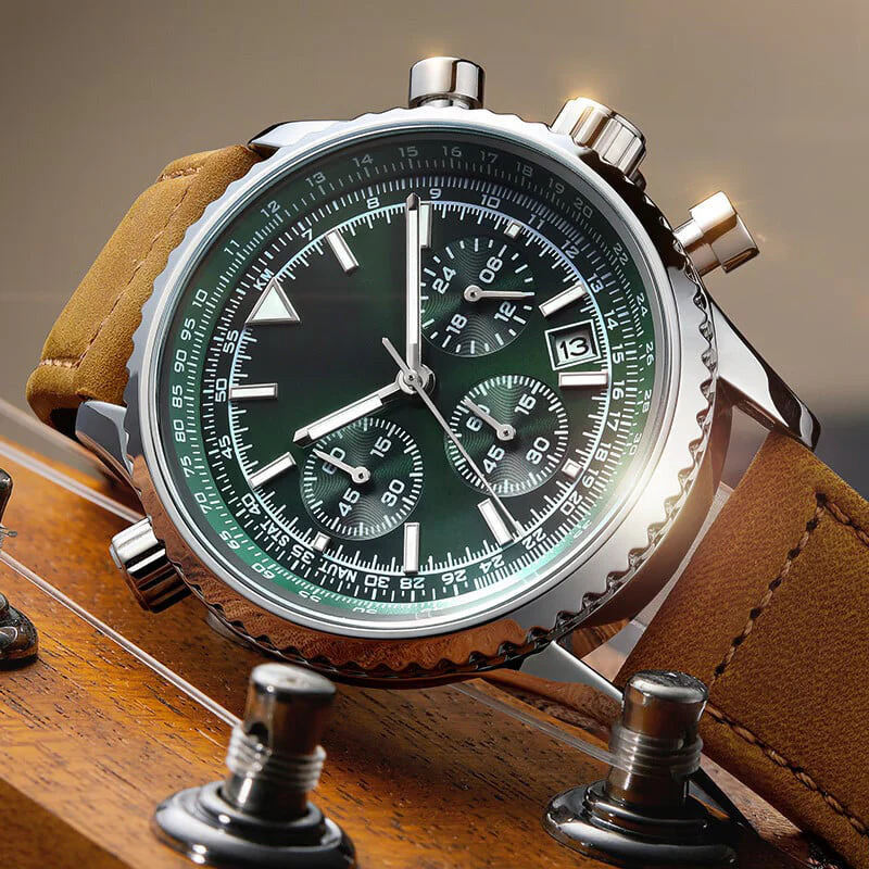 🔥(Best seller) Men's Multifunction Chronograph Waterproof Date Analog Quartz Watch - Image 8