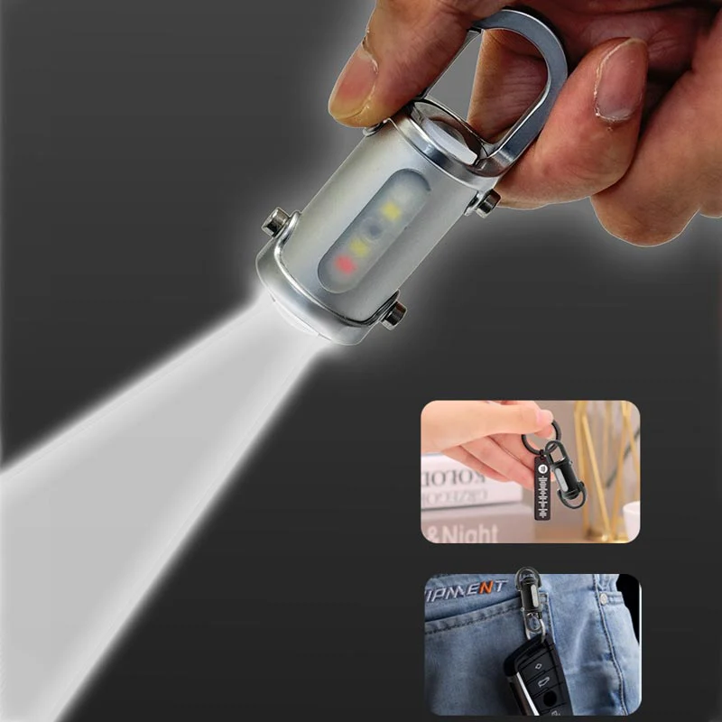🔥Hot Sale🔥1200LM Super Bright Mini Keychain Flashlight Waterproof - Image 6