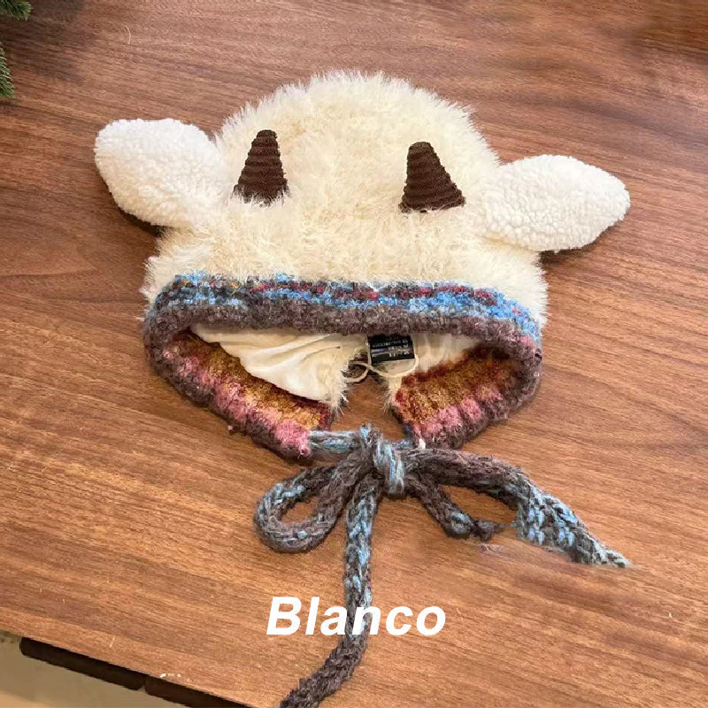 💖LAST DAY PROMOTION - 50%OFF 💖 Plush lamb-shaped hat and cute earmuffs - Image 10