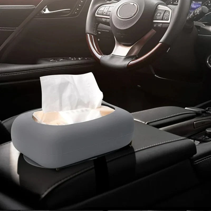 Household Silicone Suction Cup Tissue Box - Image 12
