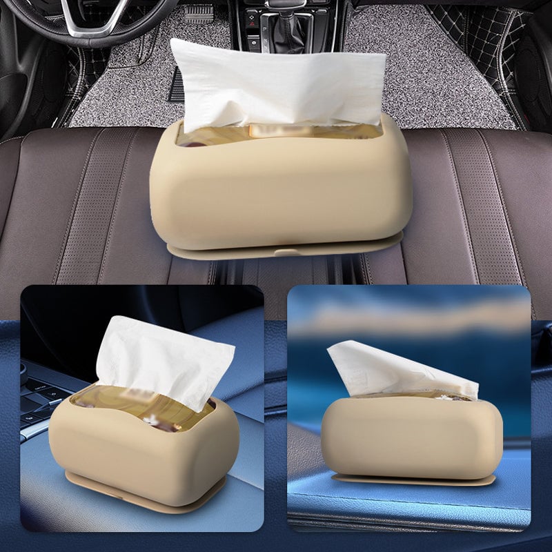 Household Silicone Suction Cup Tissue Box - Image 7