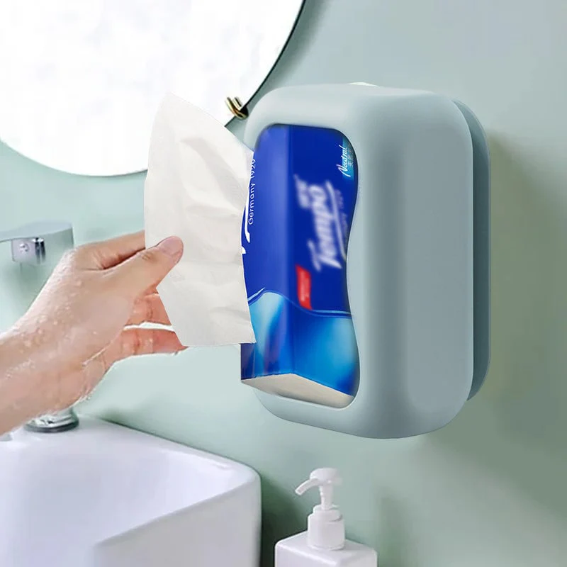 Household Silicone Suction Cup Tissue Box - Image 9