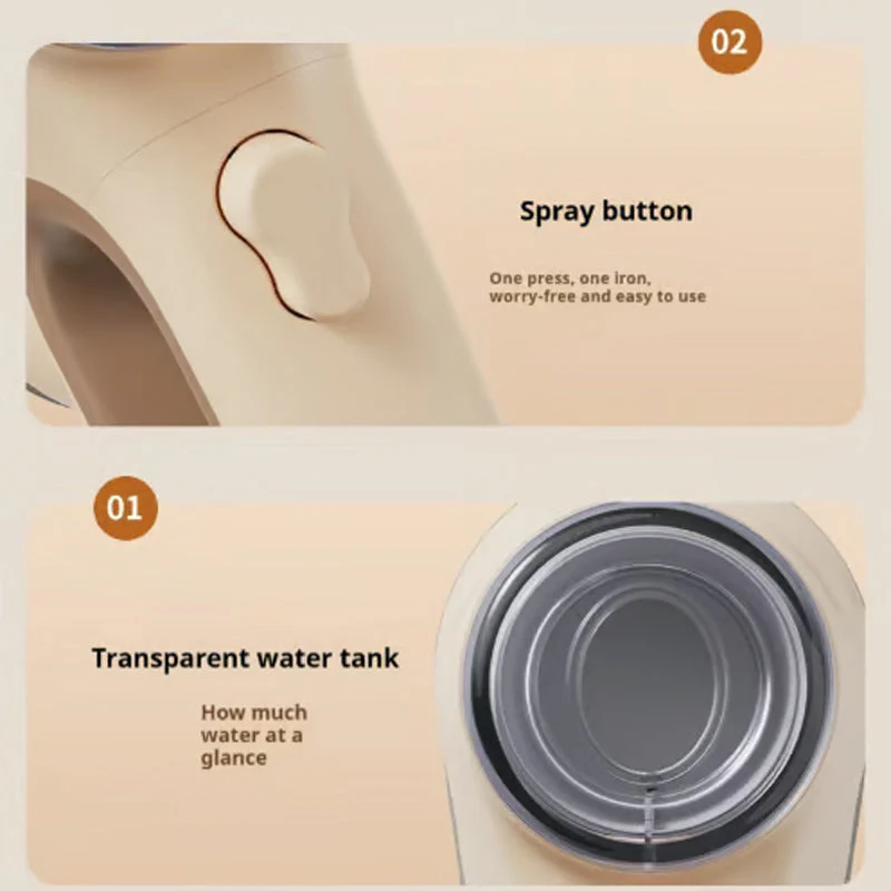 🎁Hot sale ✨Portable Handheld Vacuum Steamer for Clothes – Effortless Wrinkle-Free Style! - Image 2