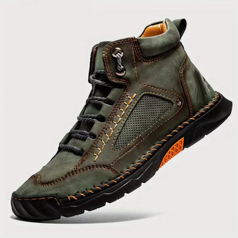 💥Hot Sale💥Stylish Hand-Stitched Flat Sole Men's Boots💥Ultimate comfort💥 - Image 6