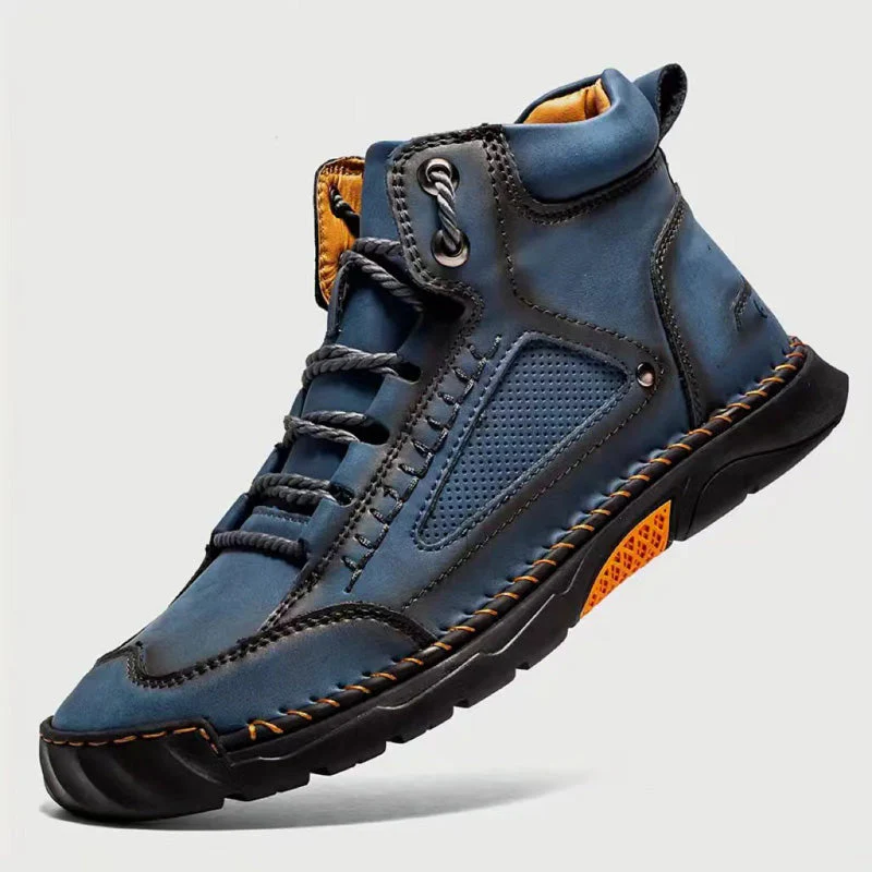 💥Hot Sale💥Stylish Hand-Stitched Flat Sole Men's Boots💥Ultimate comfort💥 - Image 7