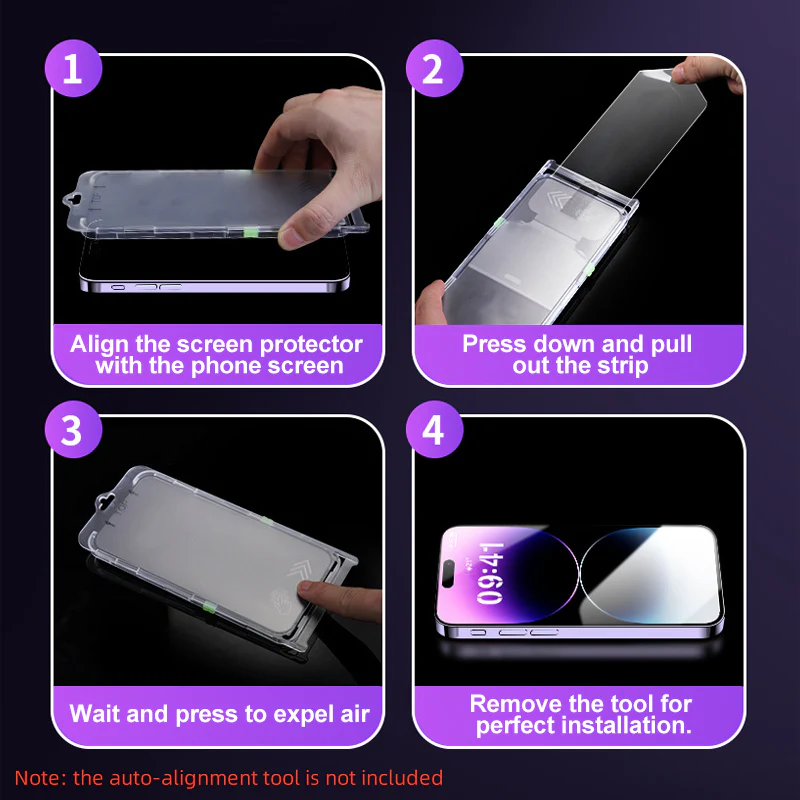 📱HD Screen Protector for iPhone Series - Auto-Dust Removal Installation✨ - Image 7