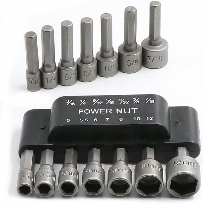 Hexagon Handle Screw Powerful Socket Wrench Set of 14 Pieces - Image 12