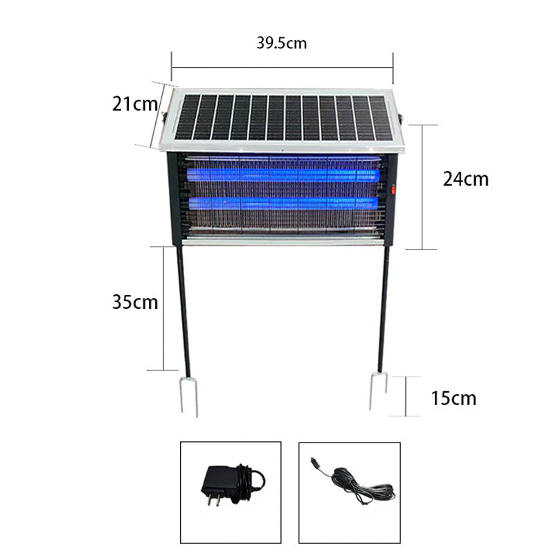 3500V High Powered Solar Bug Zapper for Indoor & Outdoor - Image 12