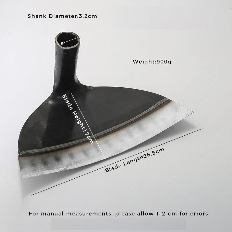 Heavy-Duty Steel Farm Gardening Weeding Hoe Head - Image 12