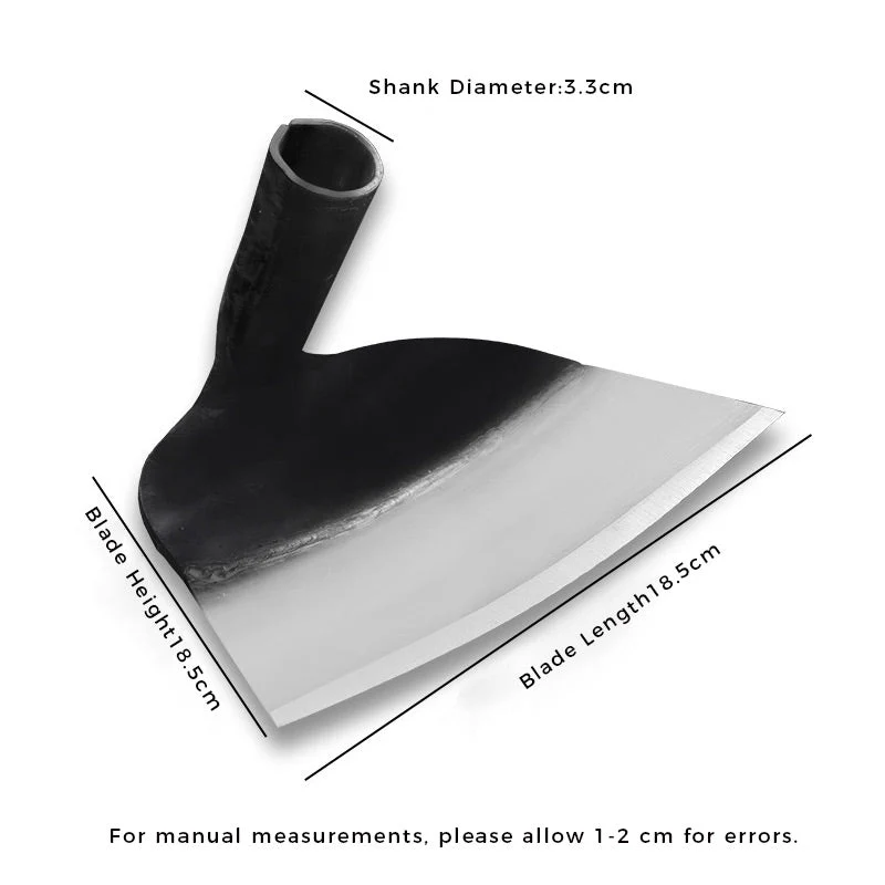Heavy-Duty Steel Farm Gardening Weeding Hoe Head - Image 8