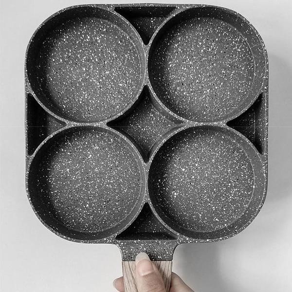 🍳50% discount🥚 Four-hole egg pan, breakfast omelette home frying pan non-stick pan - Image 3