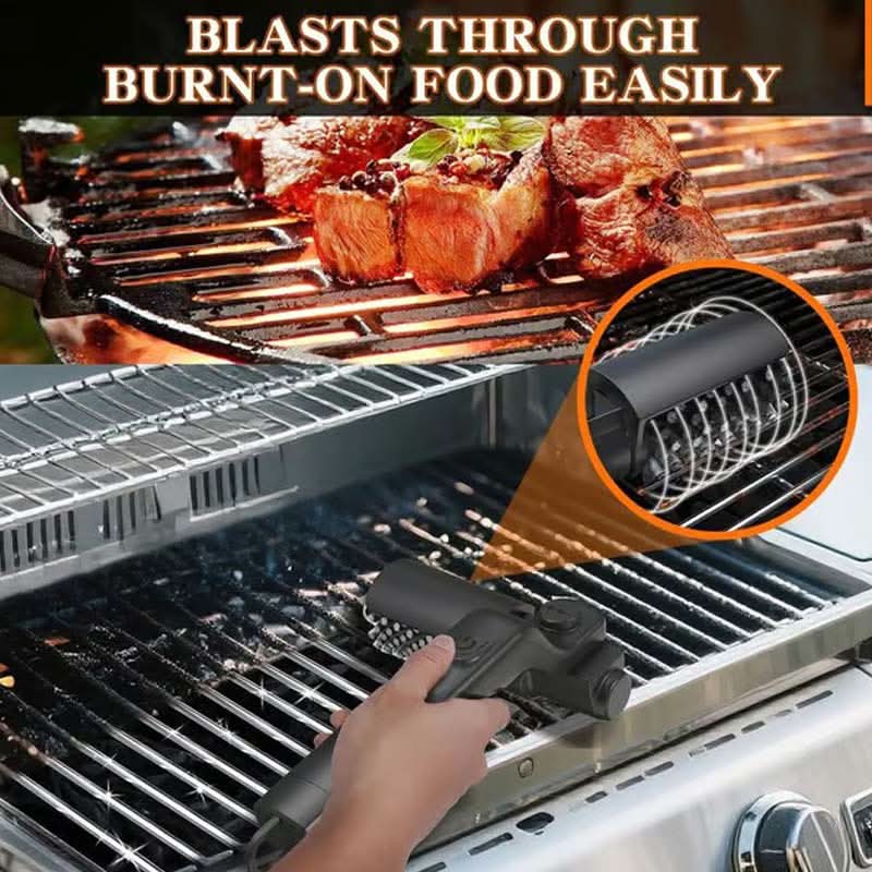 🔥50% OFF NOW! 🍖 Cordless Electric BBQ Brush Cleaner – Deep Cleaning, Long Handle & Rechargeable 🔋 - Image 4