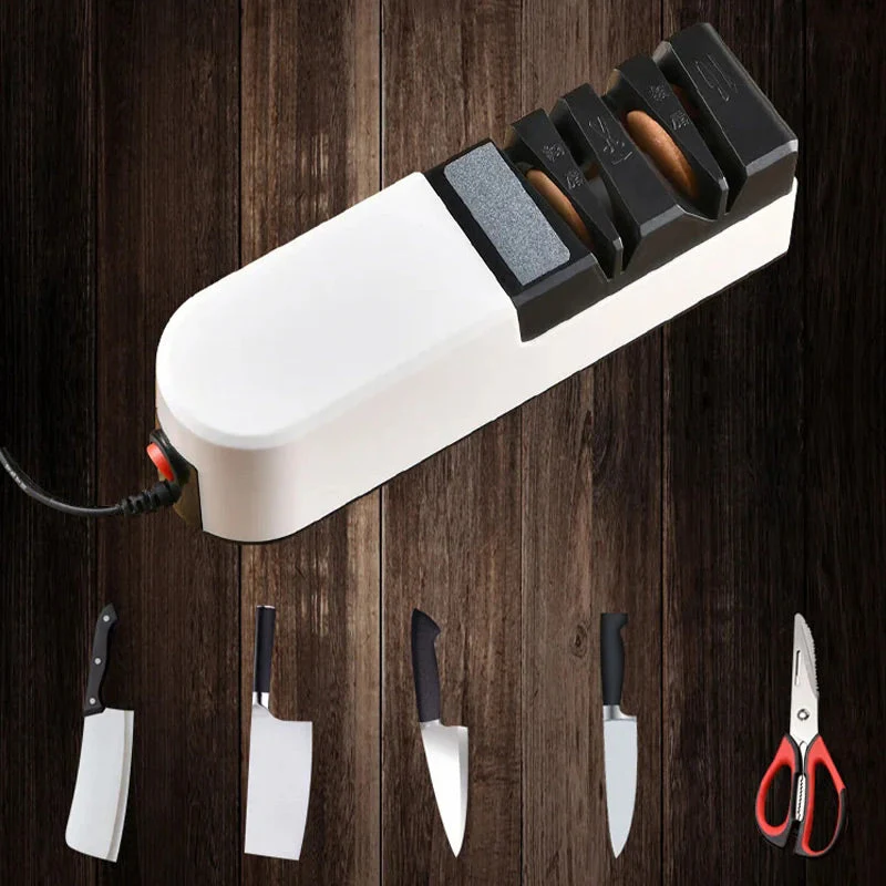 🔪Professional Electric Knife Sharpener – Fast & Precise Sharpening, Multi-Angle Guide for Kitchen & Outdoor Knives ✨📦 - Image 5