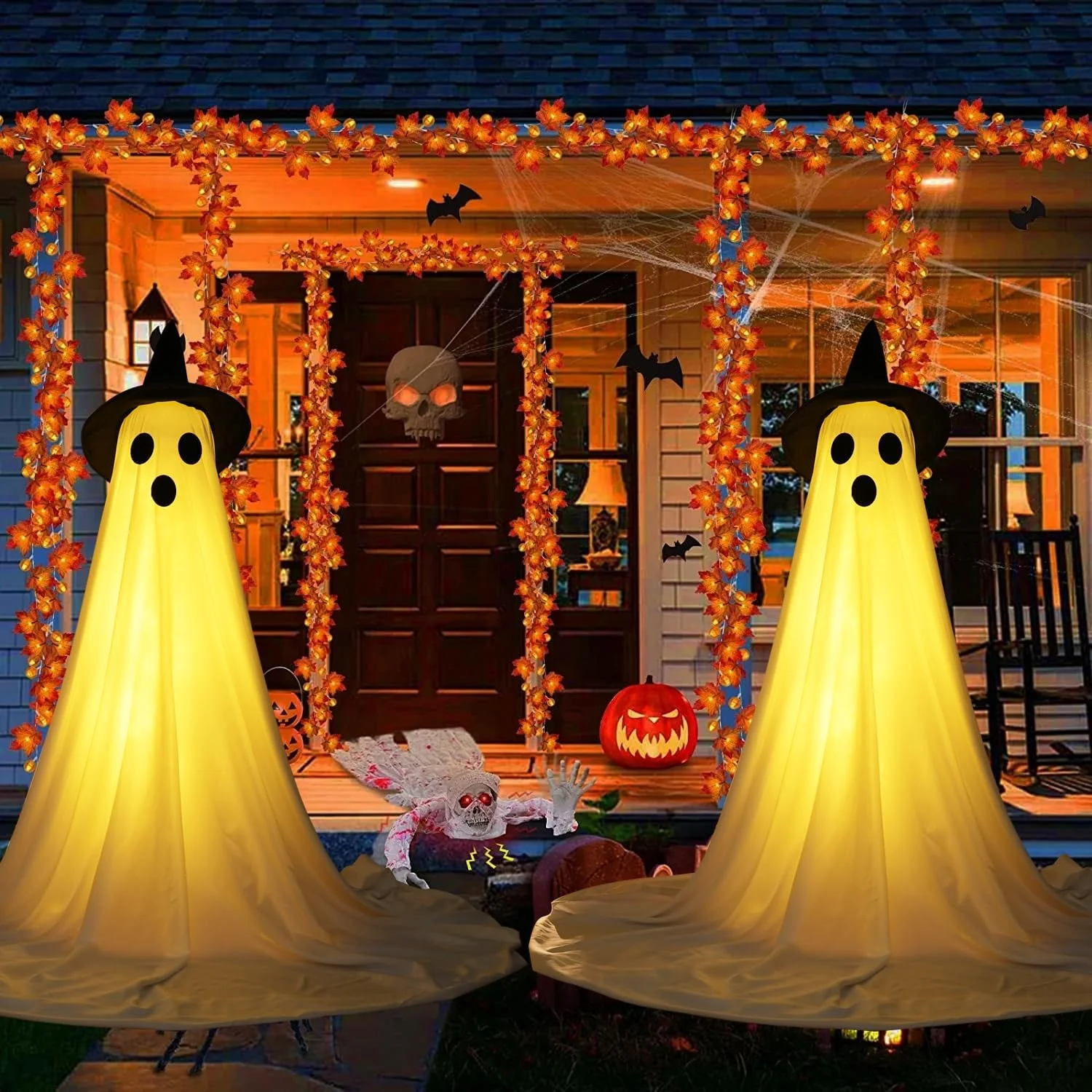 🔥2025 New Flash Upgrade 🌠 - 65" Giant Glittering Ghost 👻✨ - Image 3