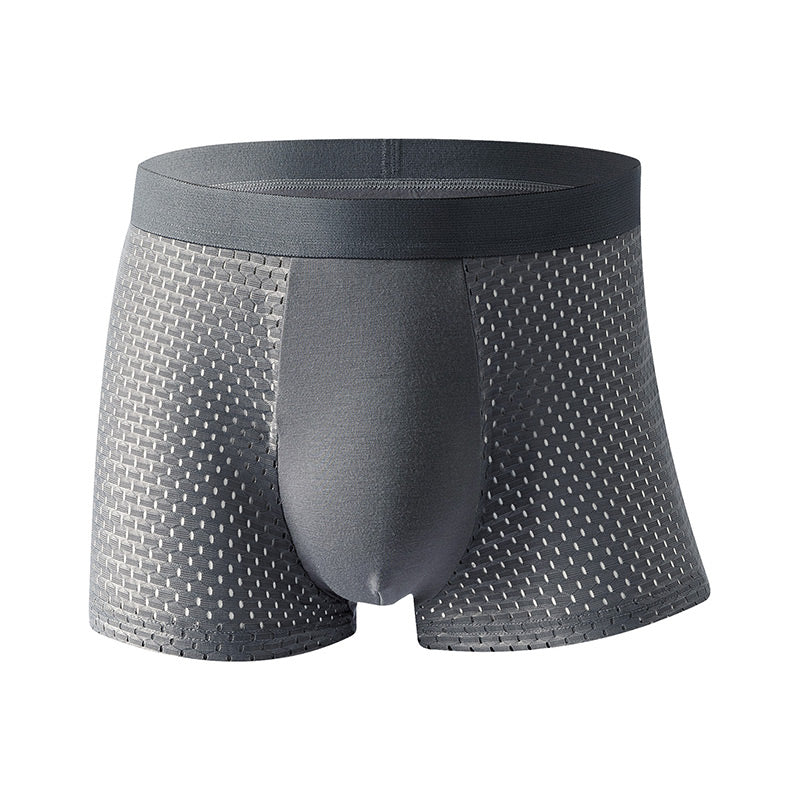 Ice Silk Mesh Breathable Antibacterial Boxer Briefs - Image 10