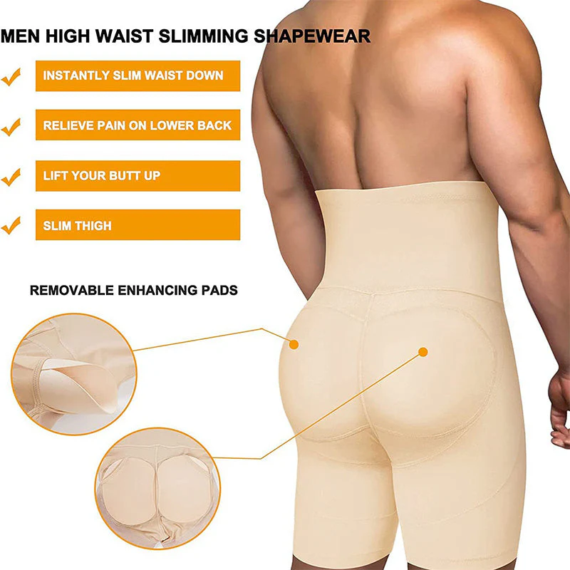 Men's High-Waisted Butt Lifter Shapewear - Image 10