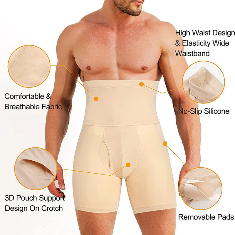 Men's High-Waisted Butt Lifter Shapewear - Image 11