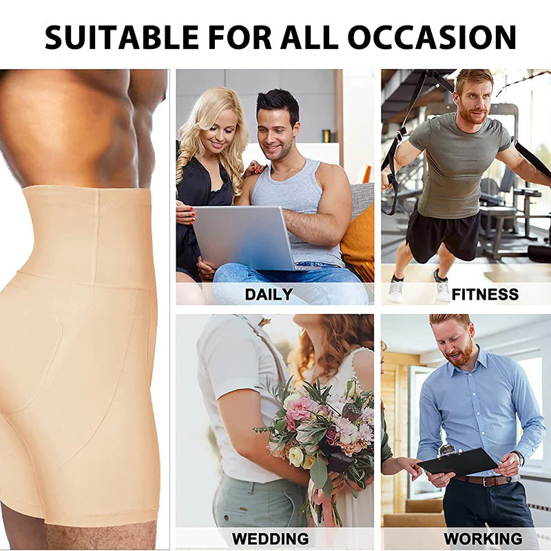 Men's High-Waisted Butt Lifter Shapewear - Image 9