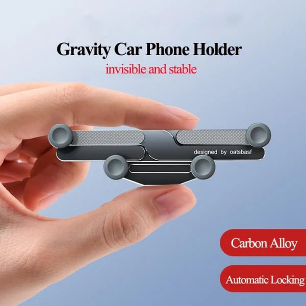 Invisible Rotatable Air Vent Mount Car Phone Holder - Image 3